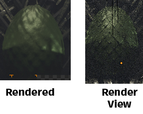 Render view vs. Rendered