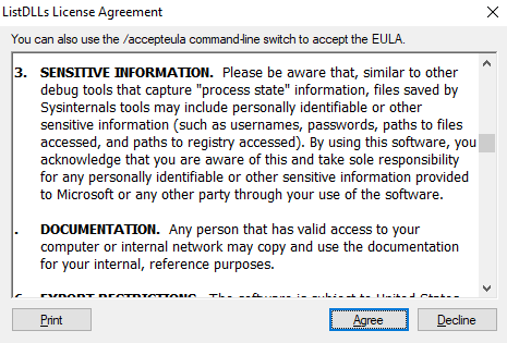 EULA Dialog