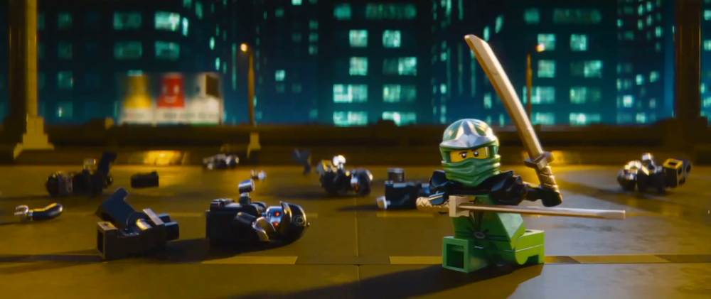 green ninja in lego movie