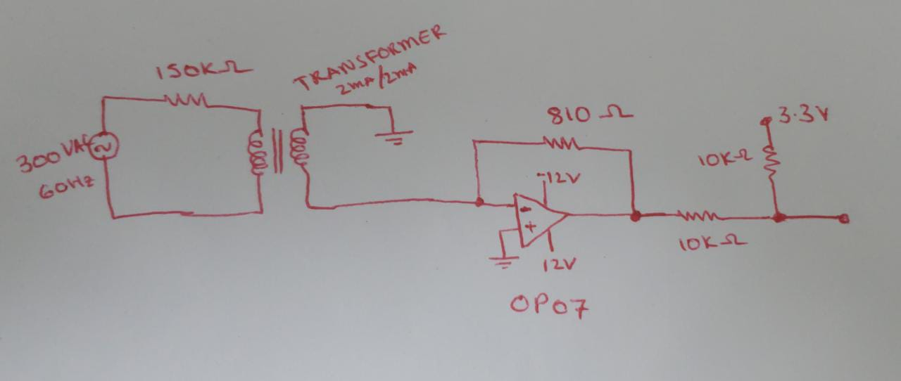 Measuring a 300VAC, 60Hz using 2 power modules