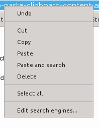 Context Menu