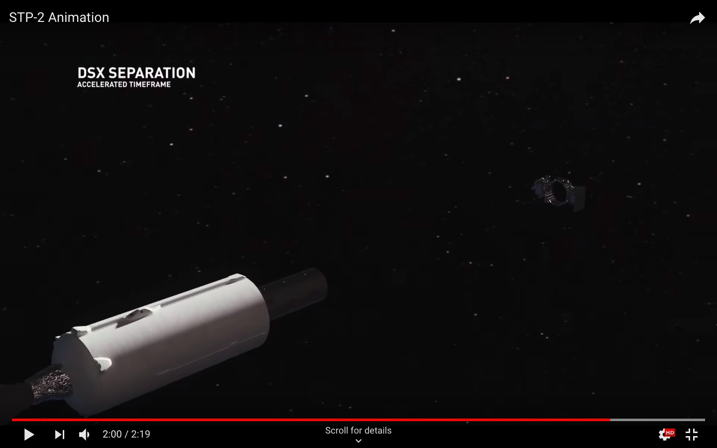 SpaceX STP-2 mission DSX payload