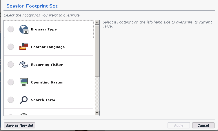 Footprint Set