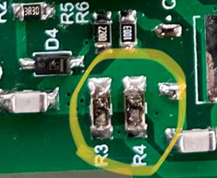 PCB layout of the specific area