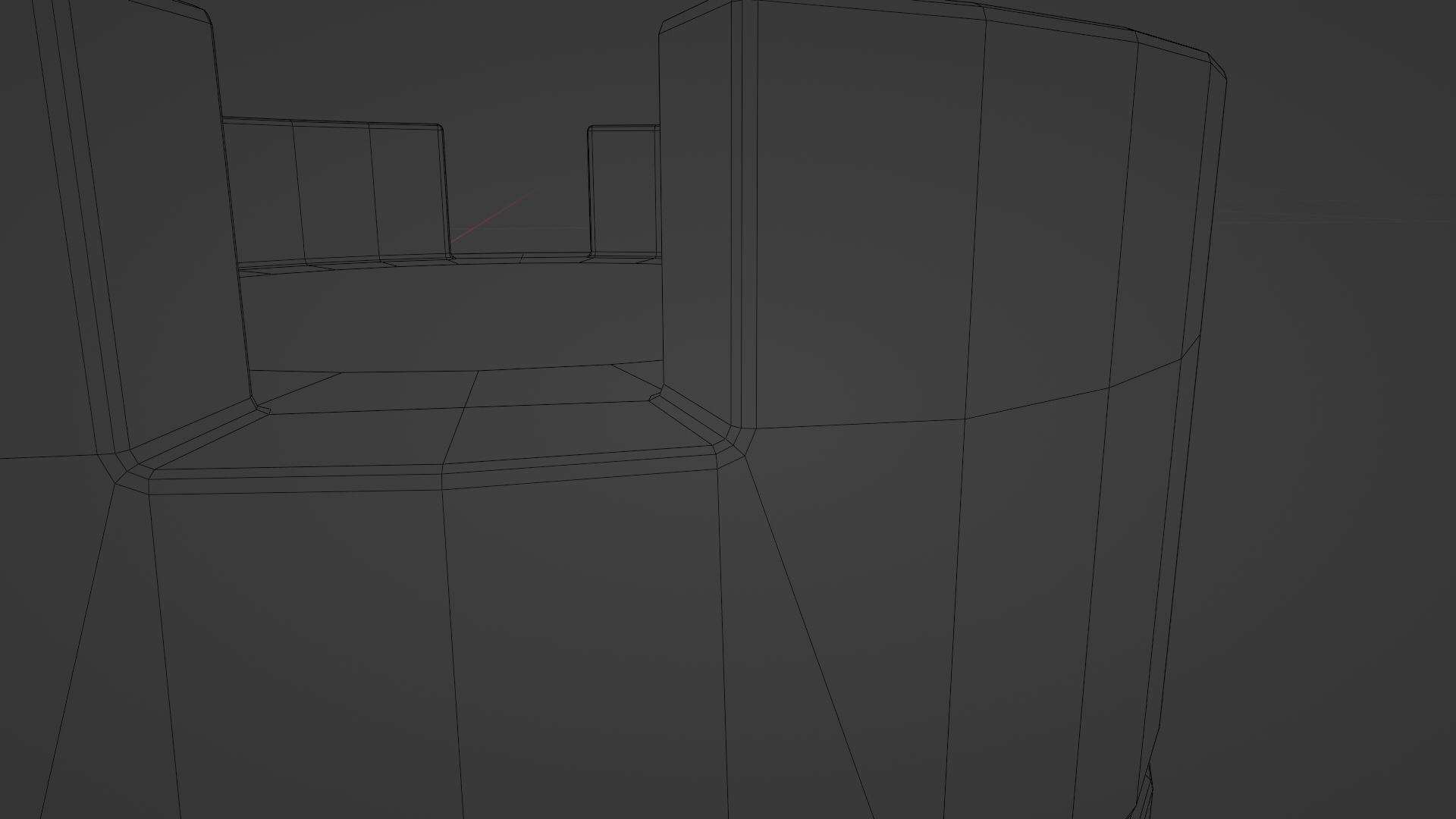 post-bevel wireframe