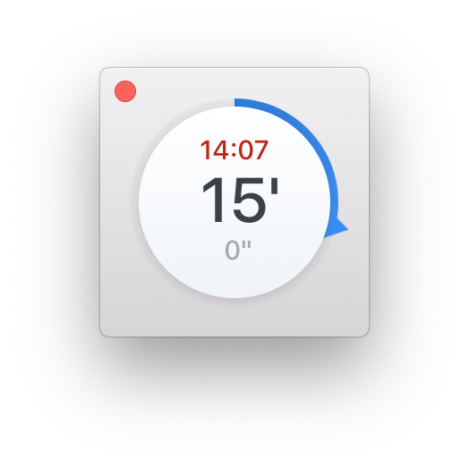 Screenshot of Timer app