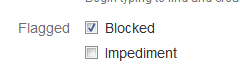 Flagged option in JIRA