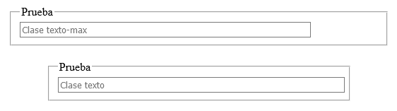 Fieldset crece por el input