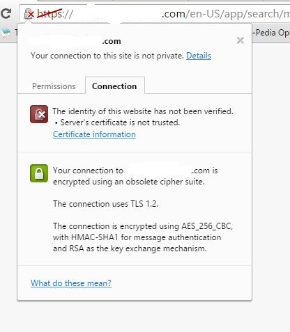 My Firewall Blocks and it is a snapshot of SSL