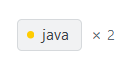 2x Java badge