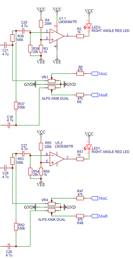 Output signal indicators