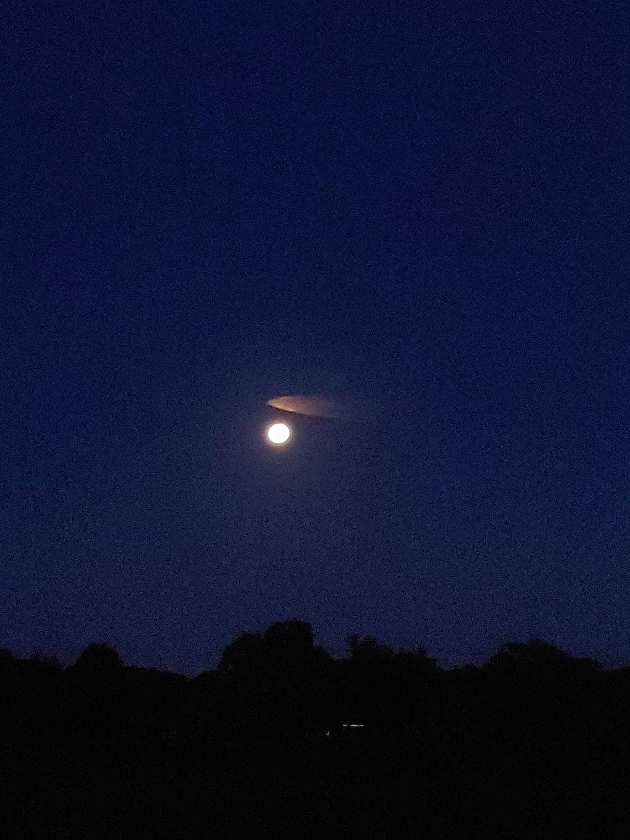 Facing SW just before sunrise on April 27, 2021 in Central Florida