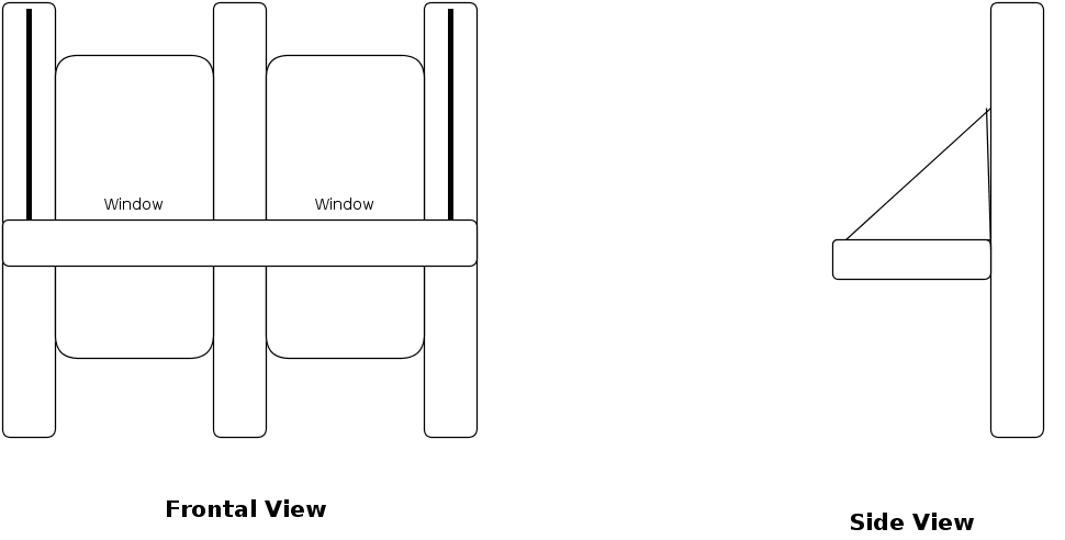 Theoretical Sketch of Height Adjustable Using Pulley System