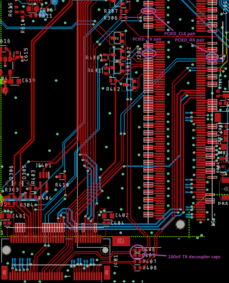 pcie layout