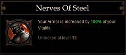 Nerves of Steel passive