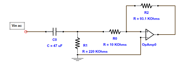 Vin 50Hz maximum = 1.5V r.m.s , Dc offset= 0.5V 