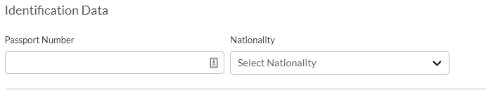 passport number / nationality