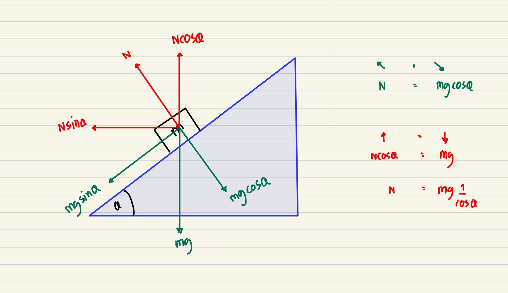 Free body diagram