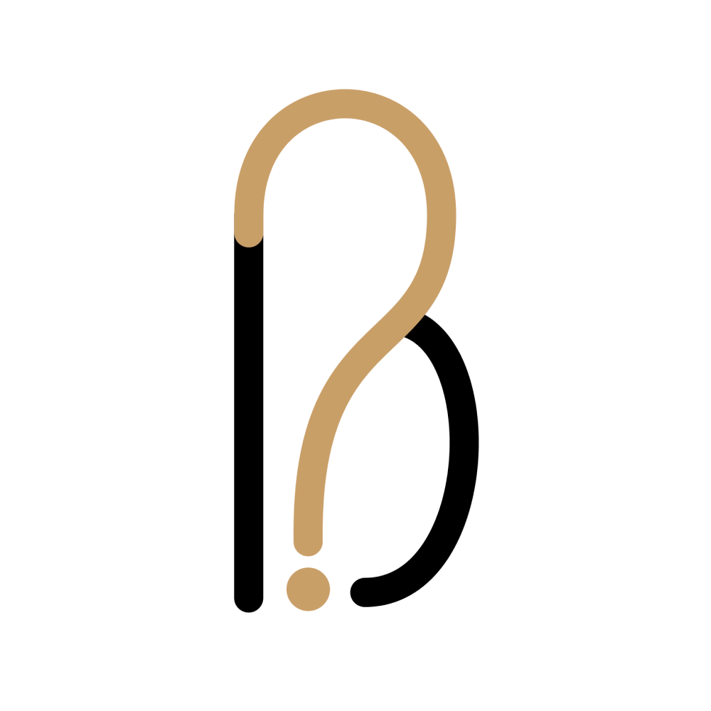 logo option with question mark symbol in gold