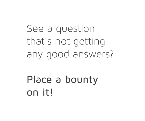 See all questions with active bounties