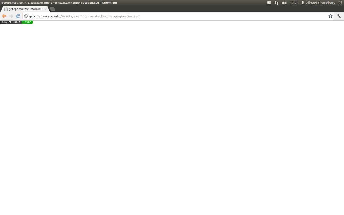 Screenshot from Chromium / Ubuntu