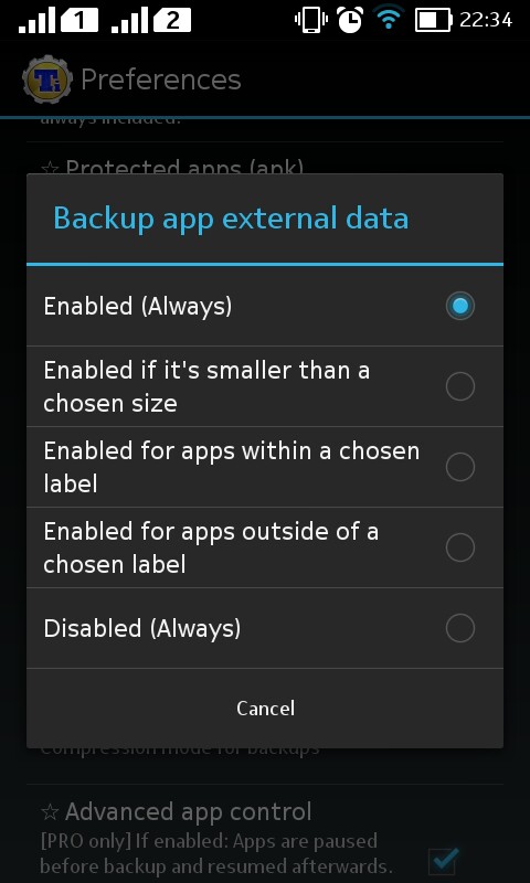 IMG: Backup external data