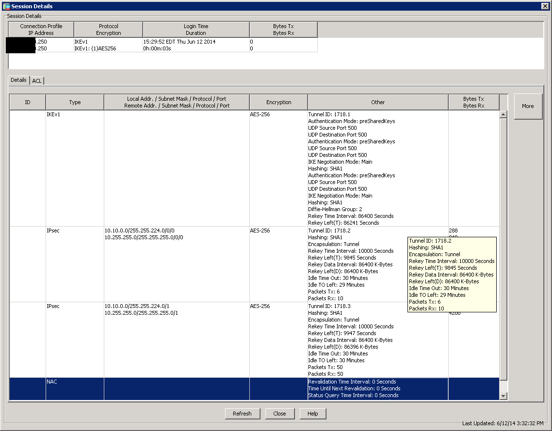 Cisco ASDM Identical Tunnel IDs?