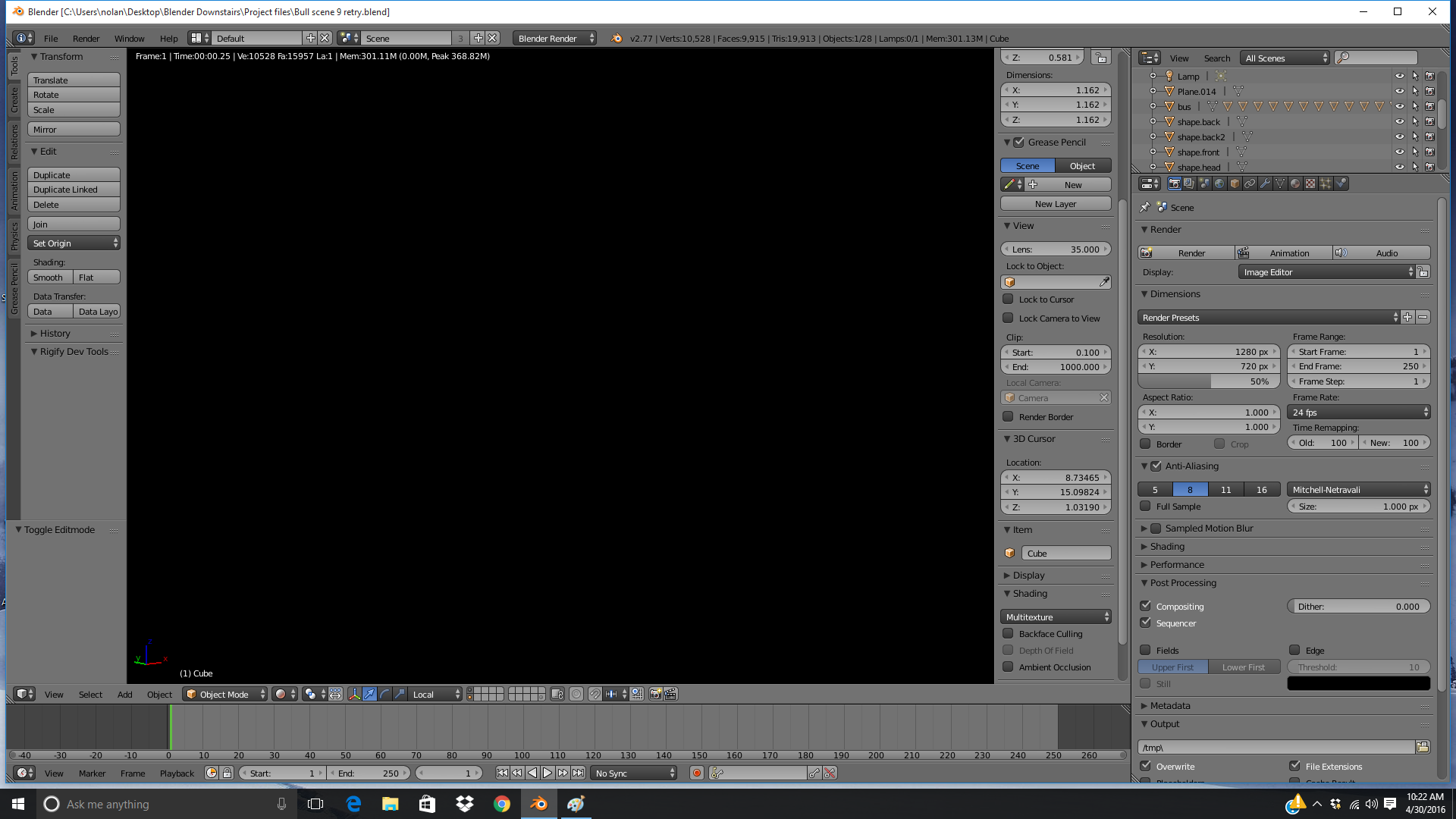 render view.