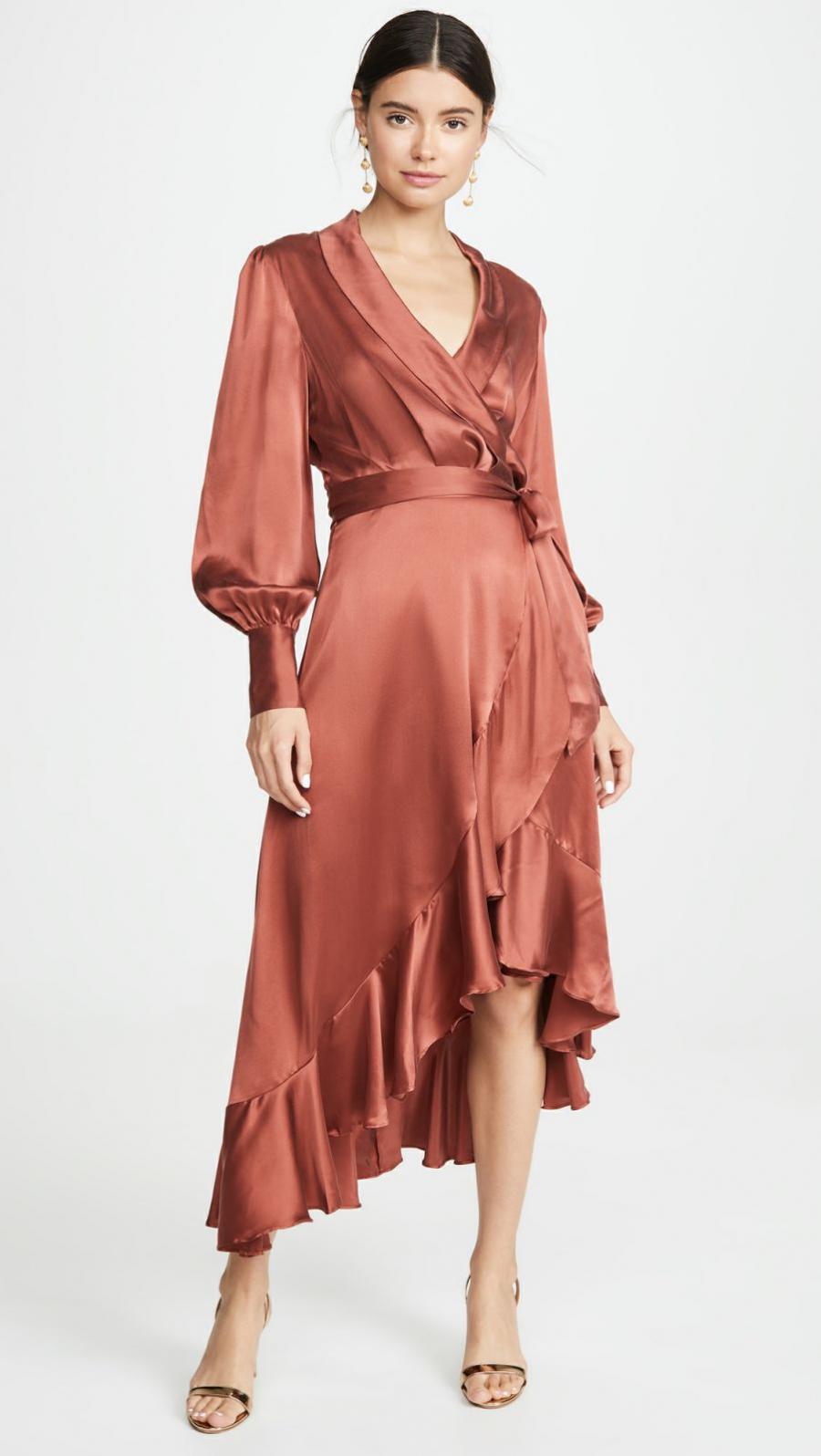 Wrap Dress on Woman