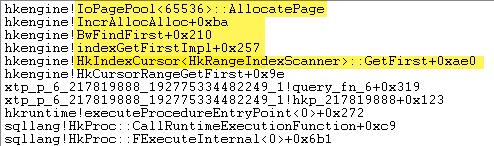 64K allocation call stack