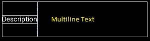 Linear layout(horizontal) con dos controles (Textview y Multiline Text)