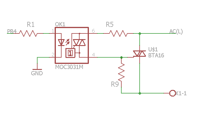 TRIAC AC control 