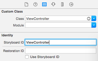 Storyboard ID