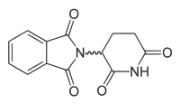 Chemical diagram for s-thalidomide