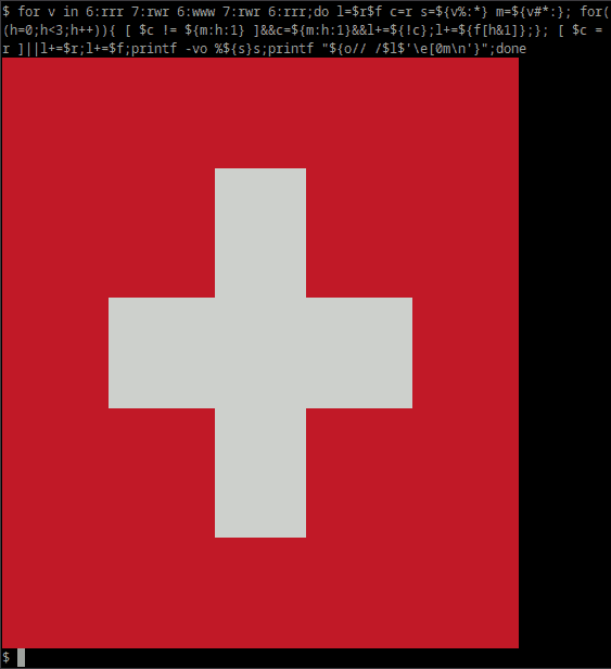 Bash swiss cross