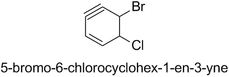 5-bromo-6-chlorocyclohex-1-en-3-yne