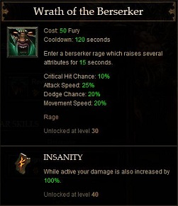 Wrath of the Berserker runed with Insanity