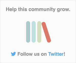 Help this community grow -- follow us on twitter!