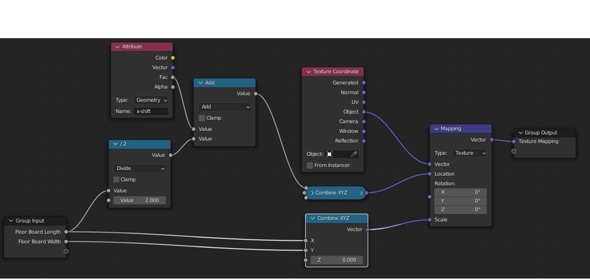 Texture Mapping node group