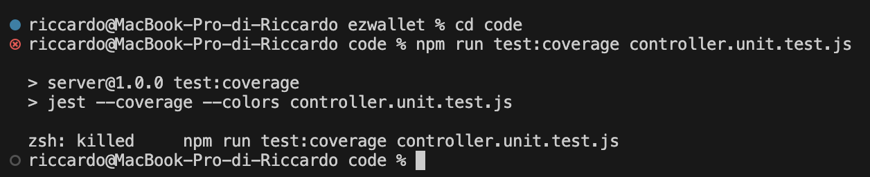 Even opening terminal on VSCode, end up with same error