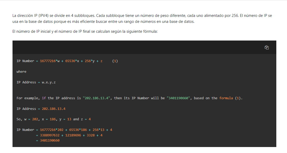 convertir en numero ip