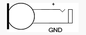 simple connection between an electret mic and a jack (TS) input