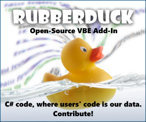 Help us give the VBE the IDE features of this century!