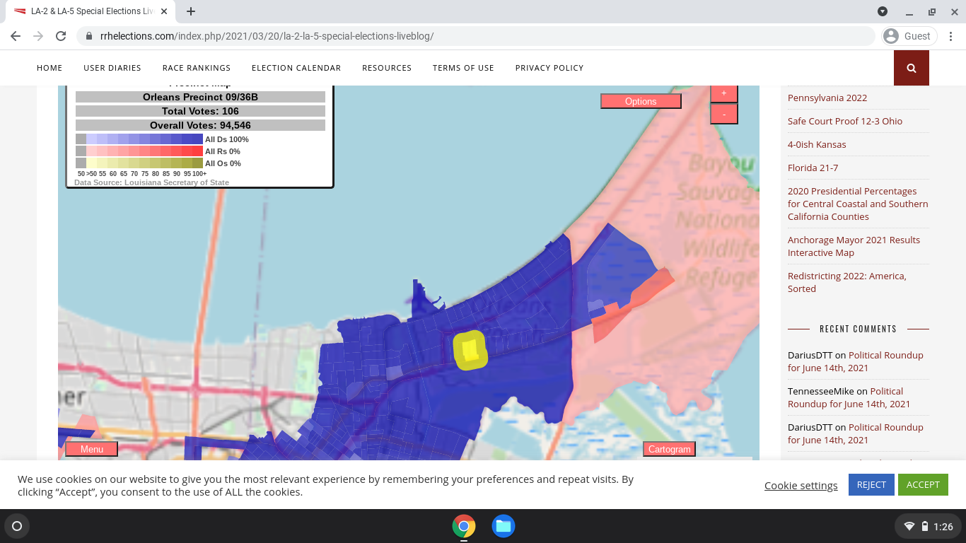 Shutout precinct, 09/36B