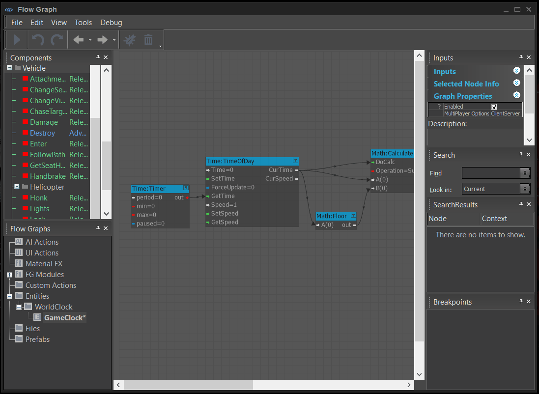 Selecting "debug" has no reaction what so ever.