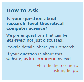 Is your question about research-level theoretical computer science?