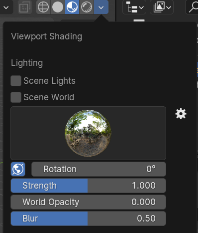 Viewport Shading Options