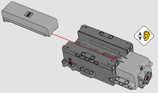 Picture of the hub from the instruction manual of the 42176 set