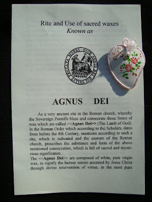 Lost Catholic culture: the Agnus Dei wax