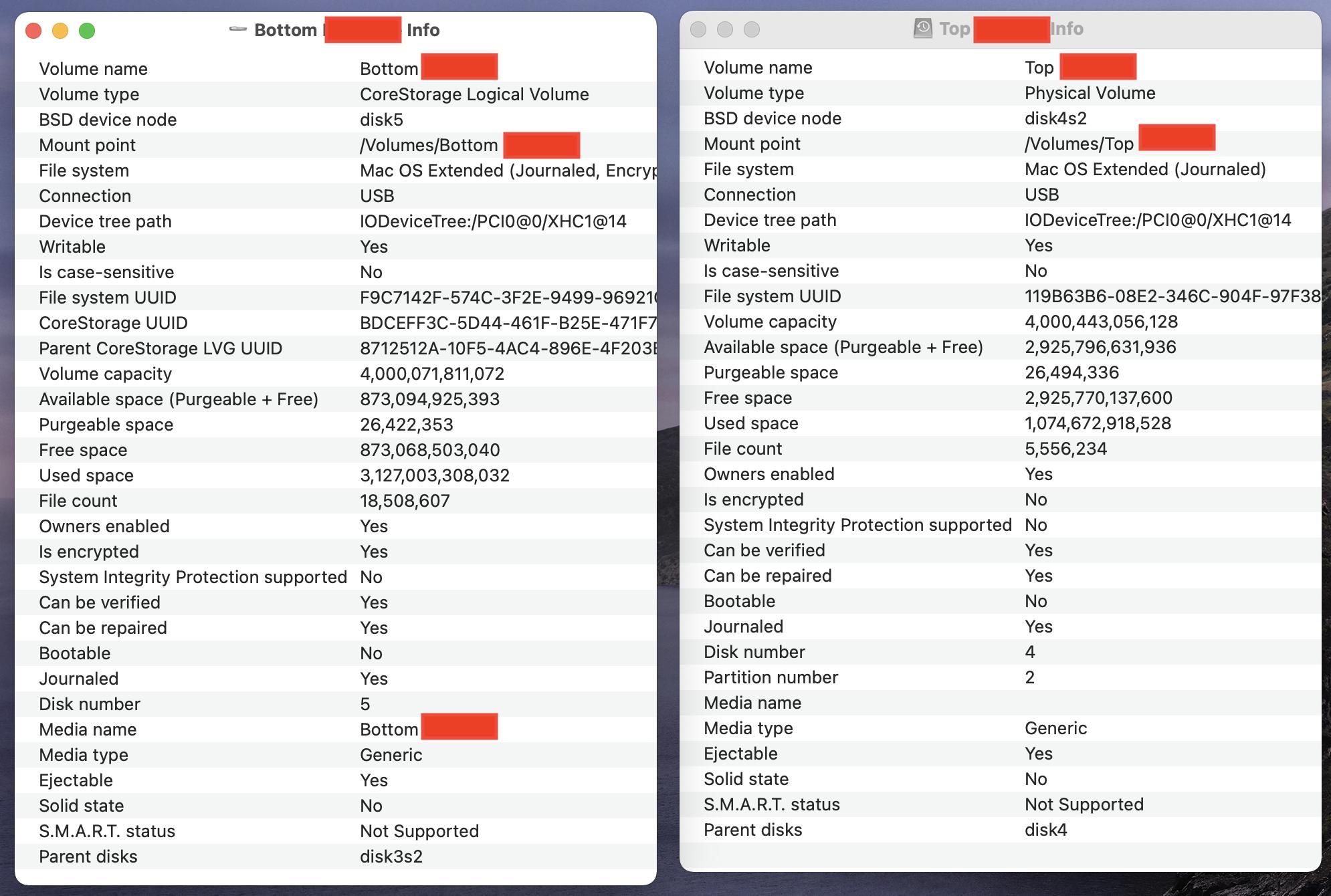 Disk Info from Disk Utility